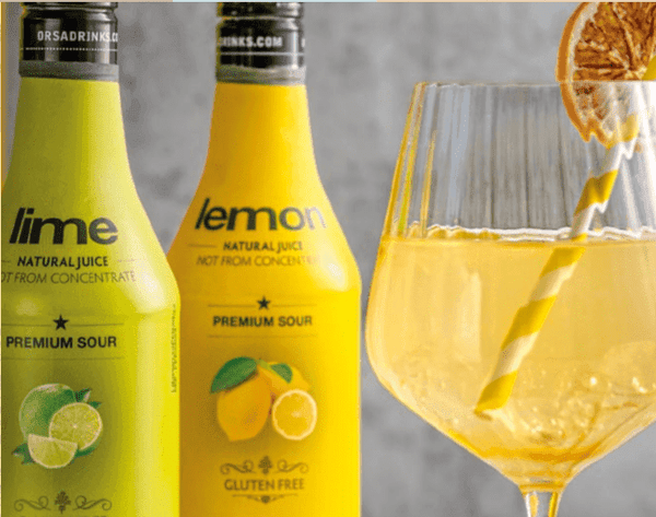 ODK Sourserie inkludere 100 % Lime & 100 % Lemon Juice