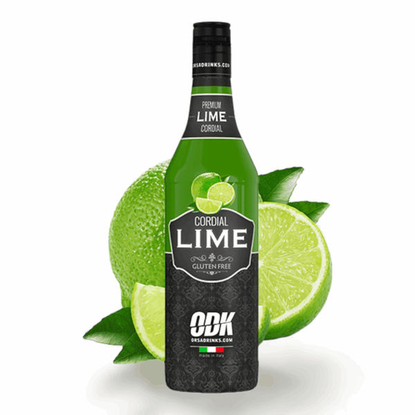 ODK Cordial Lime - 75 cl (sidste holdbarhed 20-9 - men kan holde længere)